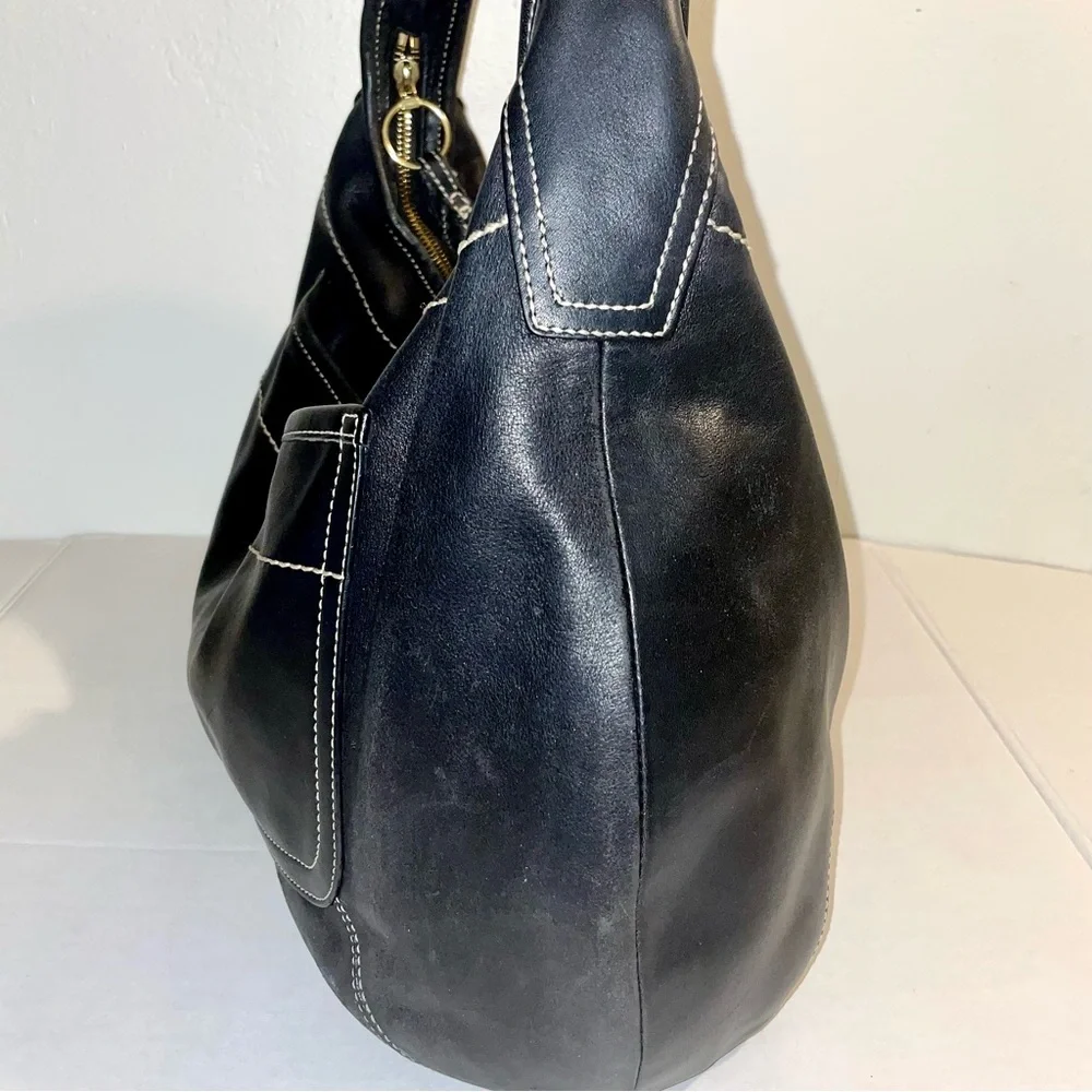 Coach Ergo Legacy Black Leather Shoulder Bag - Picture 5 of 11